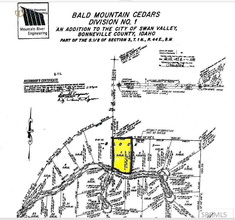 3 Acres of Residential Land for Sale in Swan Valley, Idaho