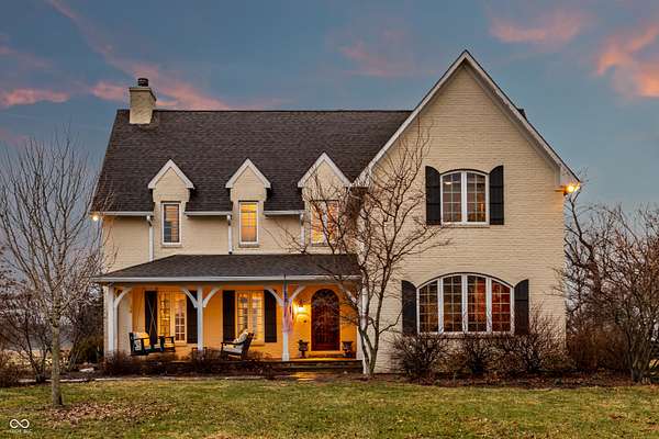 28.2 Acres of Agricultural Land with Home for Sale in Thorntown, Indiana