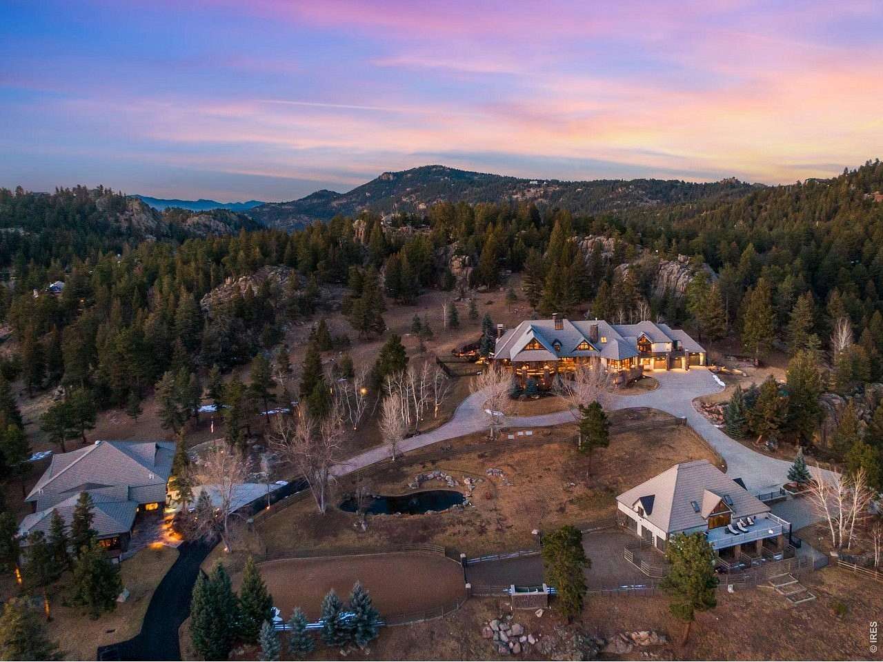 30 Acres of Land with Home for Sale in Evergreen, Colorado