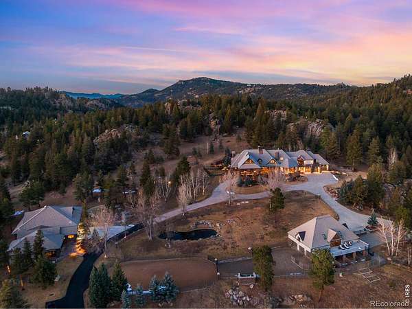 30 Acres of Land with Home for Sale in Evergreen, Colorado