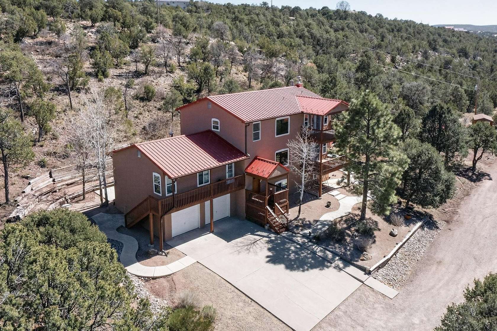 40.2 Acres of Recreational Land with Home for Sale in Tijeras, New Mexico
