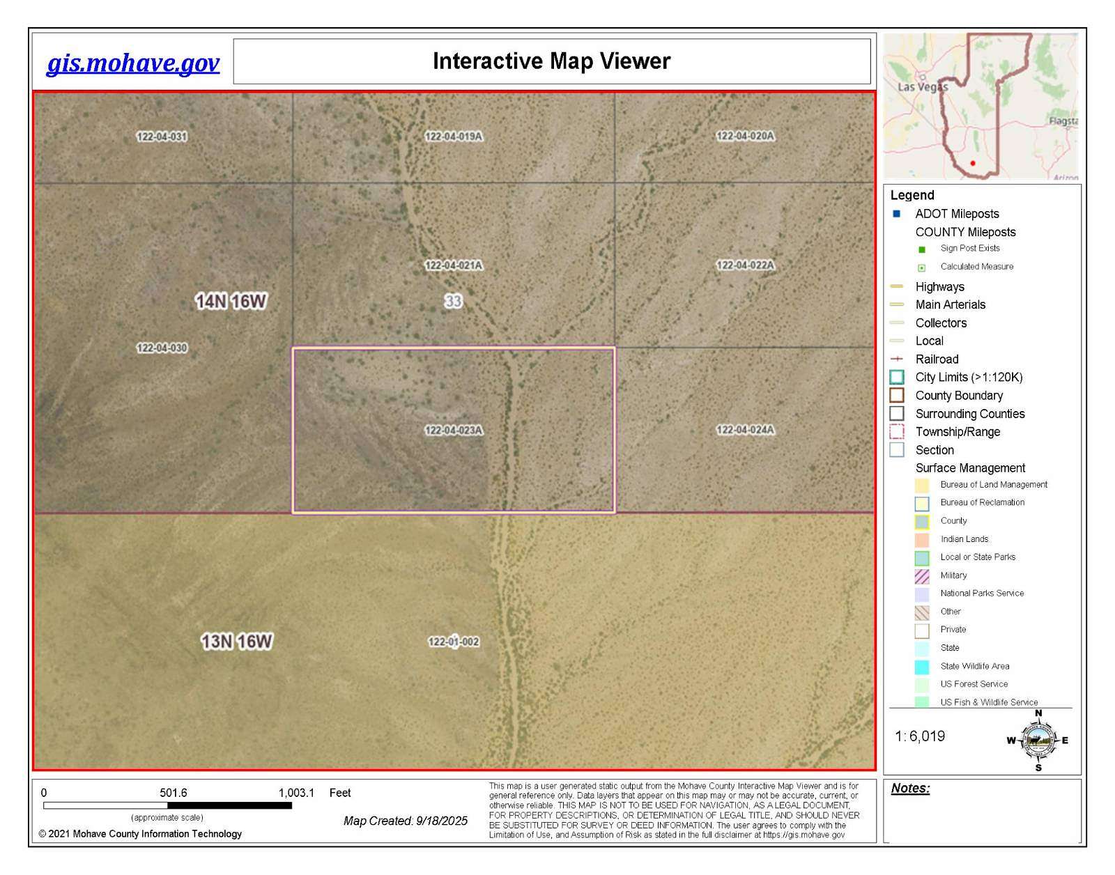 20 Acres of Land for Auction in Yucca, Arizona