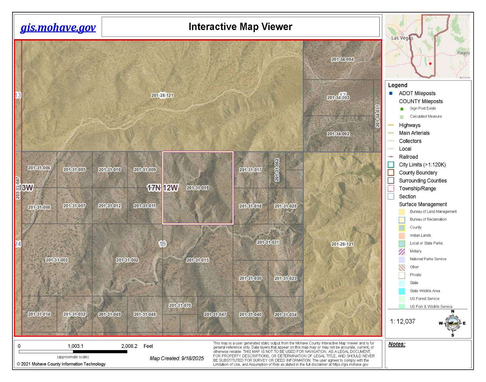 40 Acres of Land for Auction in Wikieup, Arizona
