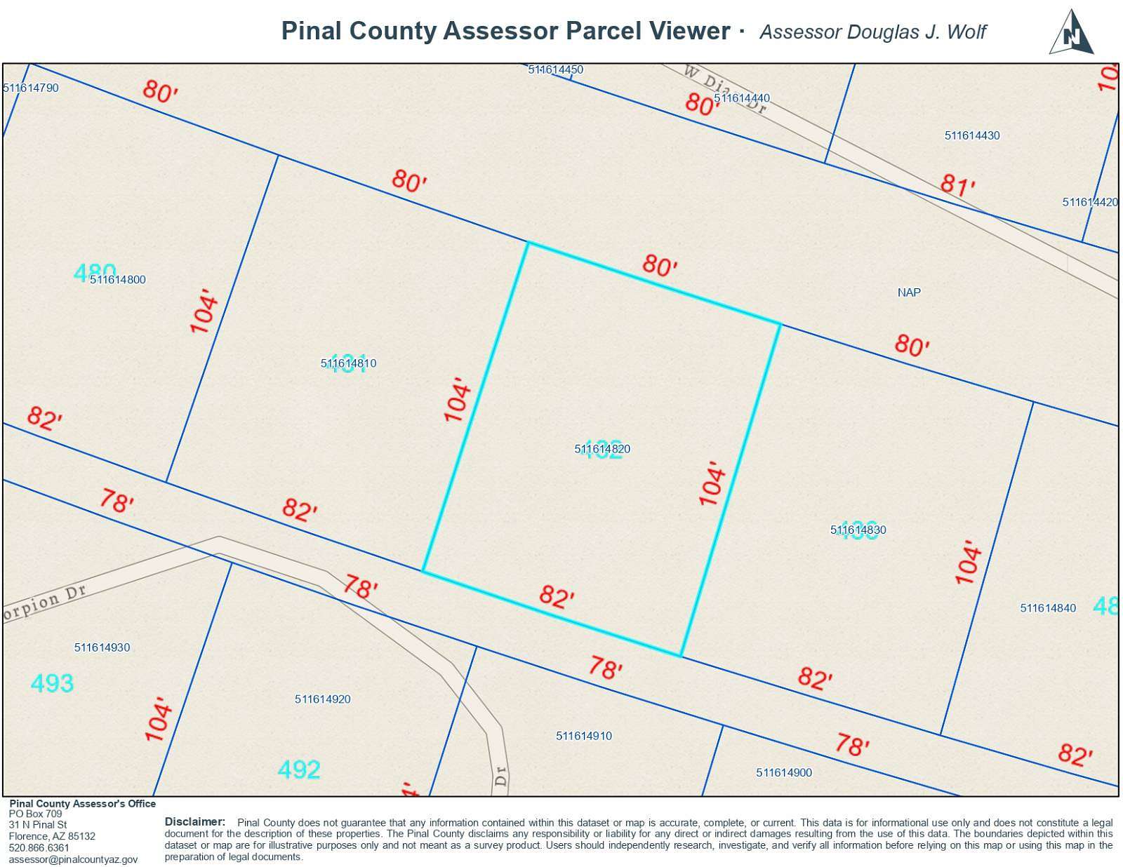 0.19 Acres of Land for Sale in Arizona City, Arizona
