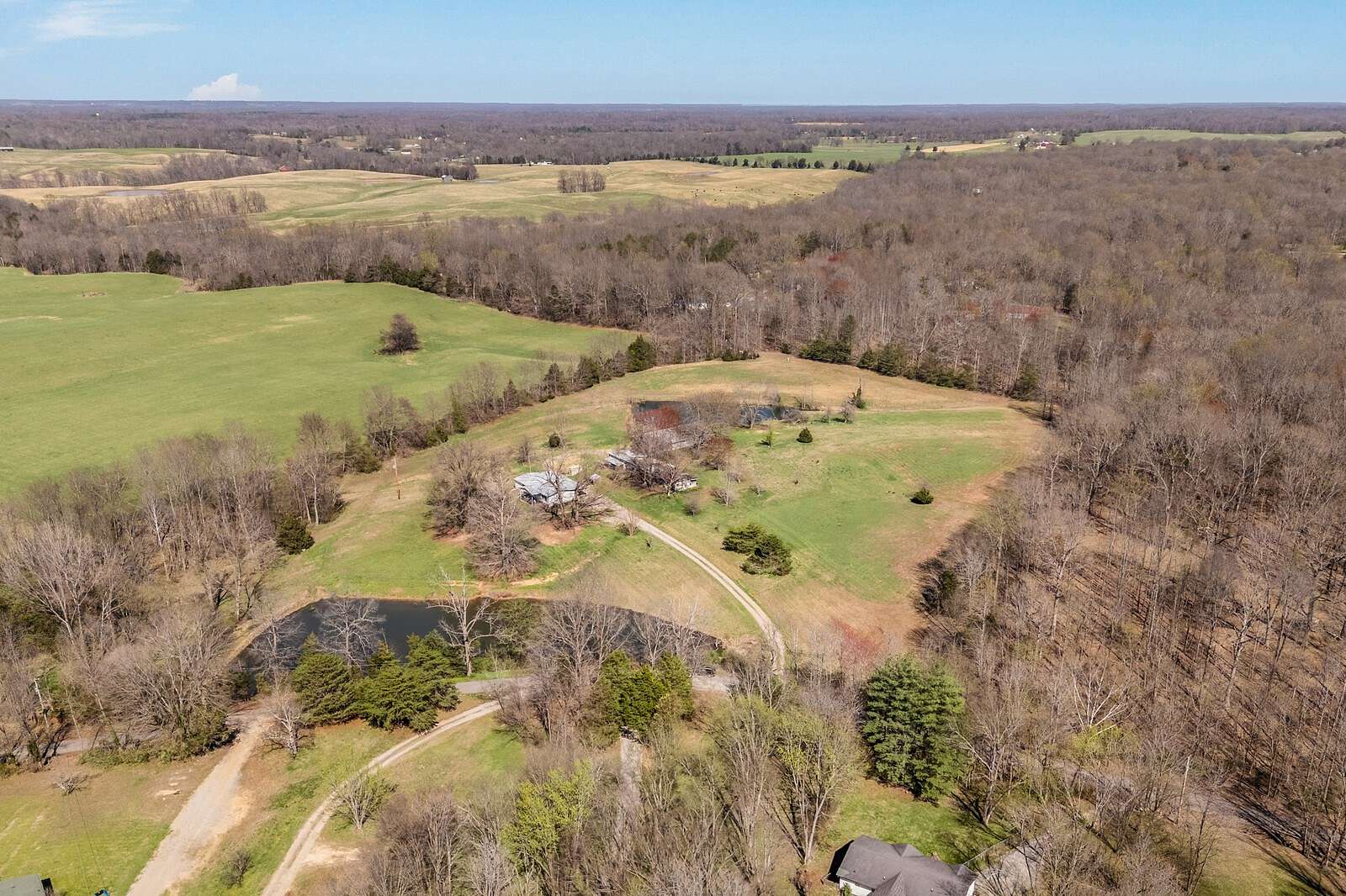 7.58 Acres of Land with Home for Sale in Chapmansboro, Tennessee