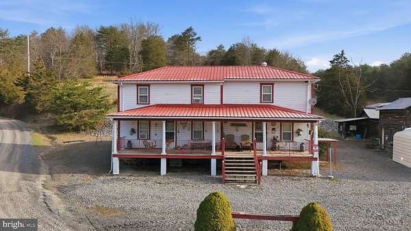 42.1 Acres of Land with Home for Sale in Purgitsville, West Virginia