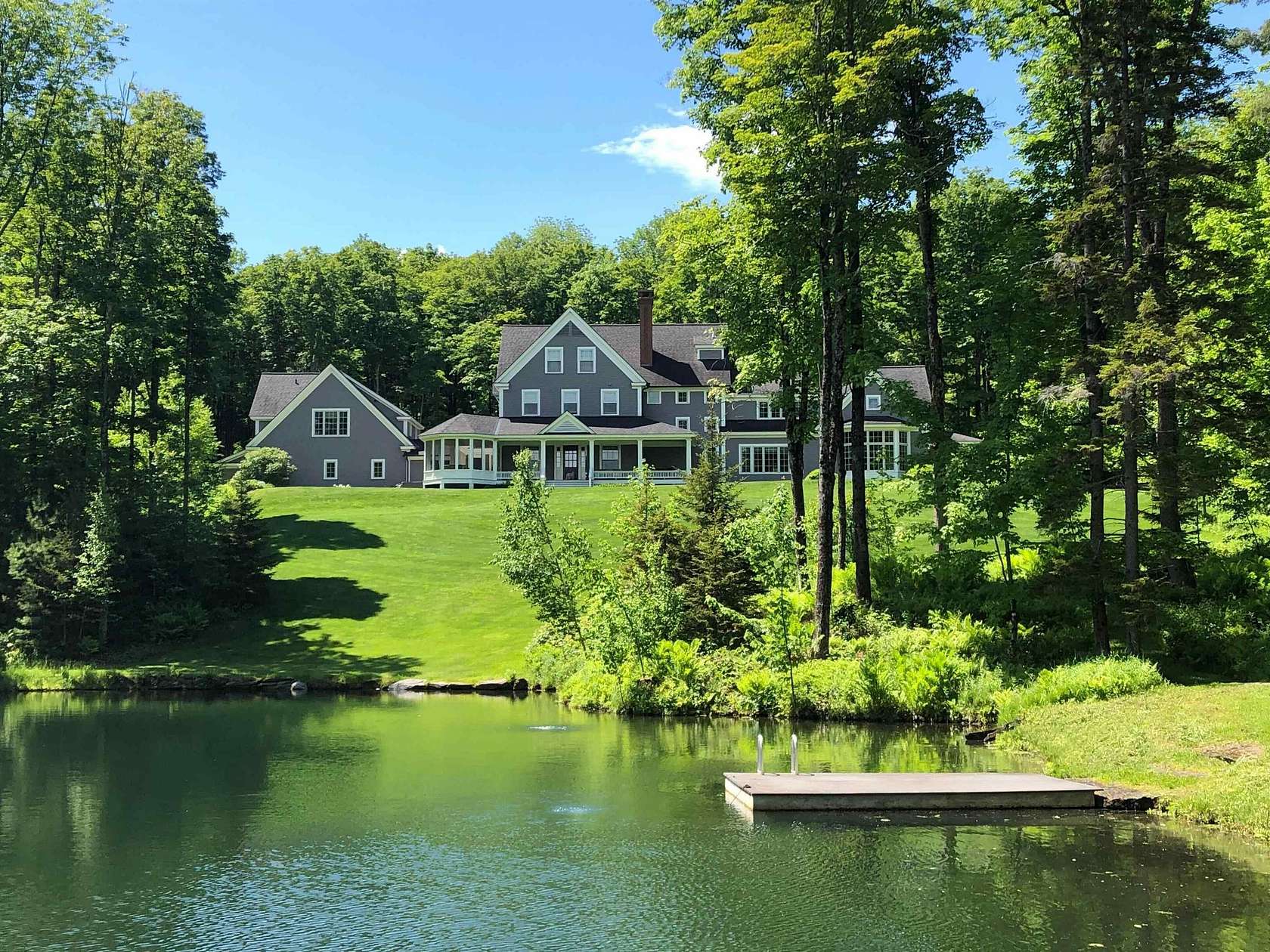 54.3 Acres of Recreational Land with Home for Sale in Barnard, Vermont