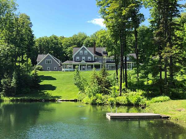 54.3 Acres of Recreational Land with Home for Sale in Barnard, Vermont