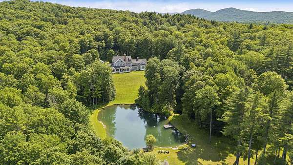 54.3 Acres of Recreational Land with Home for Sale in Barnard, Vermont