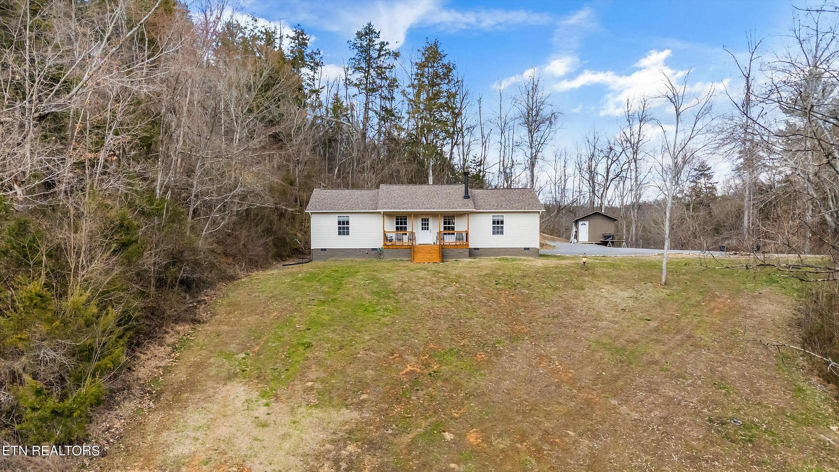 3.88 Acres of Land with Home for Sale in Sevierville, Tennessee