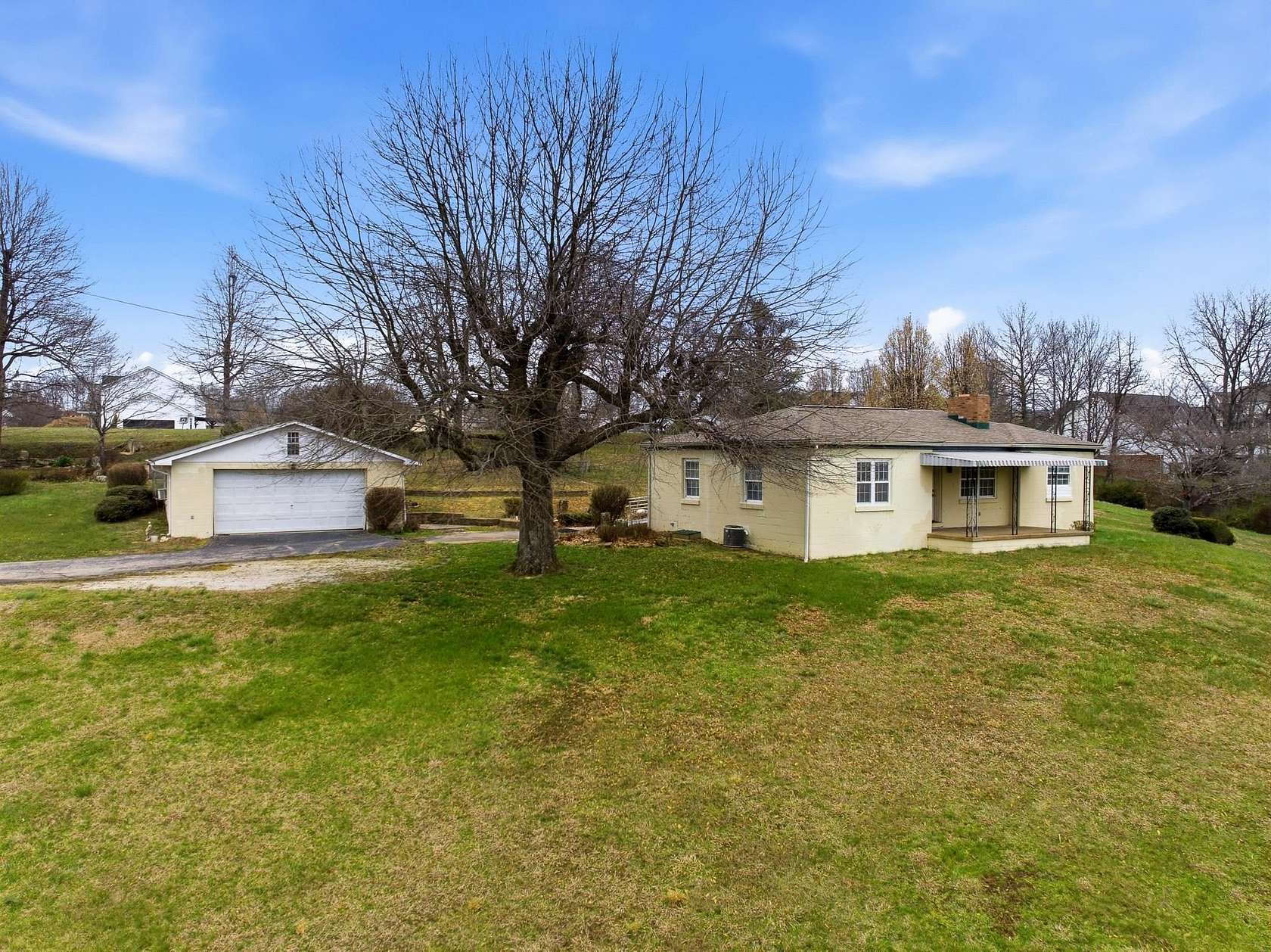 2 Acres of Land with Home for Sale in Milton, West Virginia