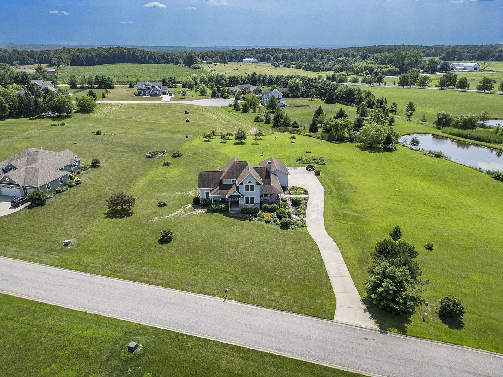 1.55 Acres of Land with Home for Sale in La Porte, Indiana