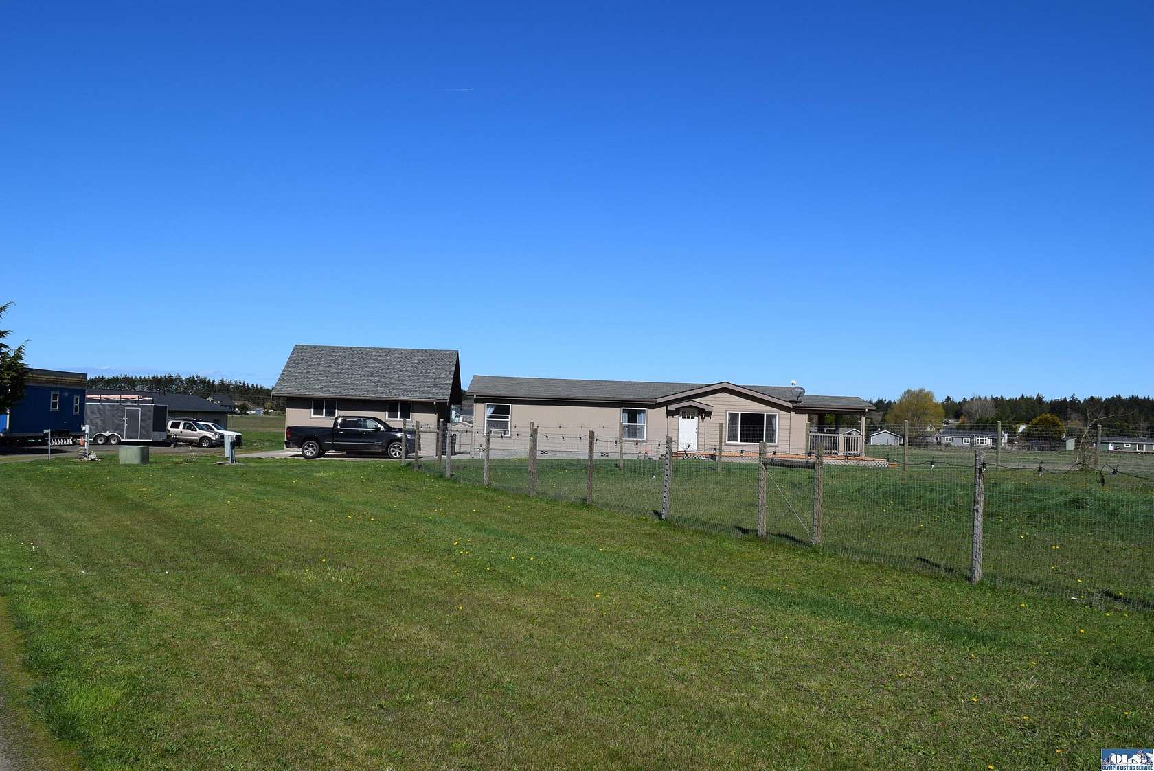 14.2 Acres of Land with Home for Sale in Sequim, Washington