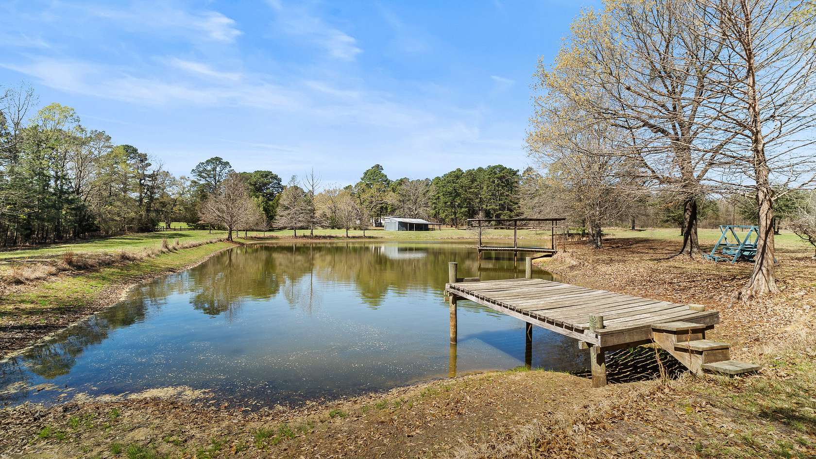 41.7 Acres of Land with Home for Sale in McLeod, Texas