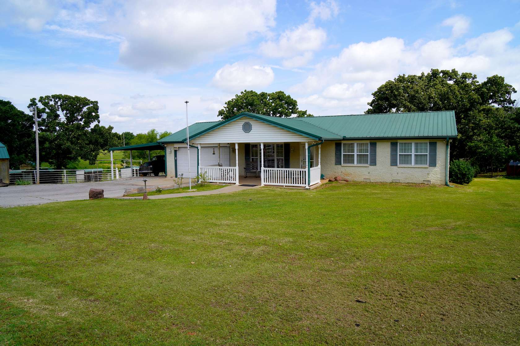 38 Acres of Land with Home for Sale in Meeker, Oklahoma