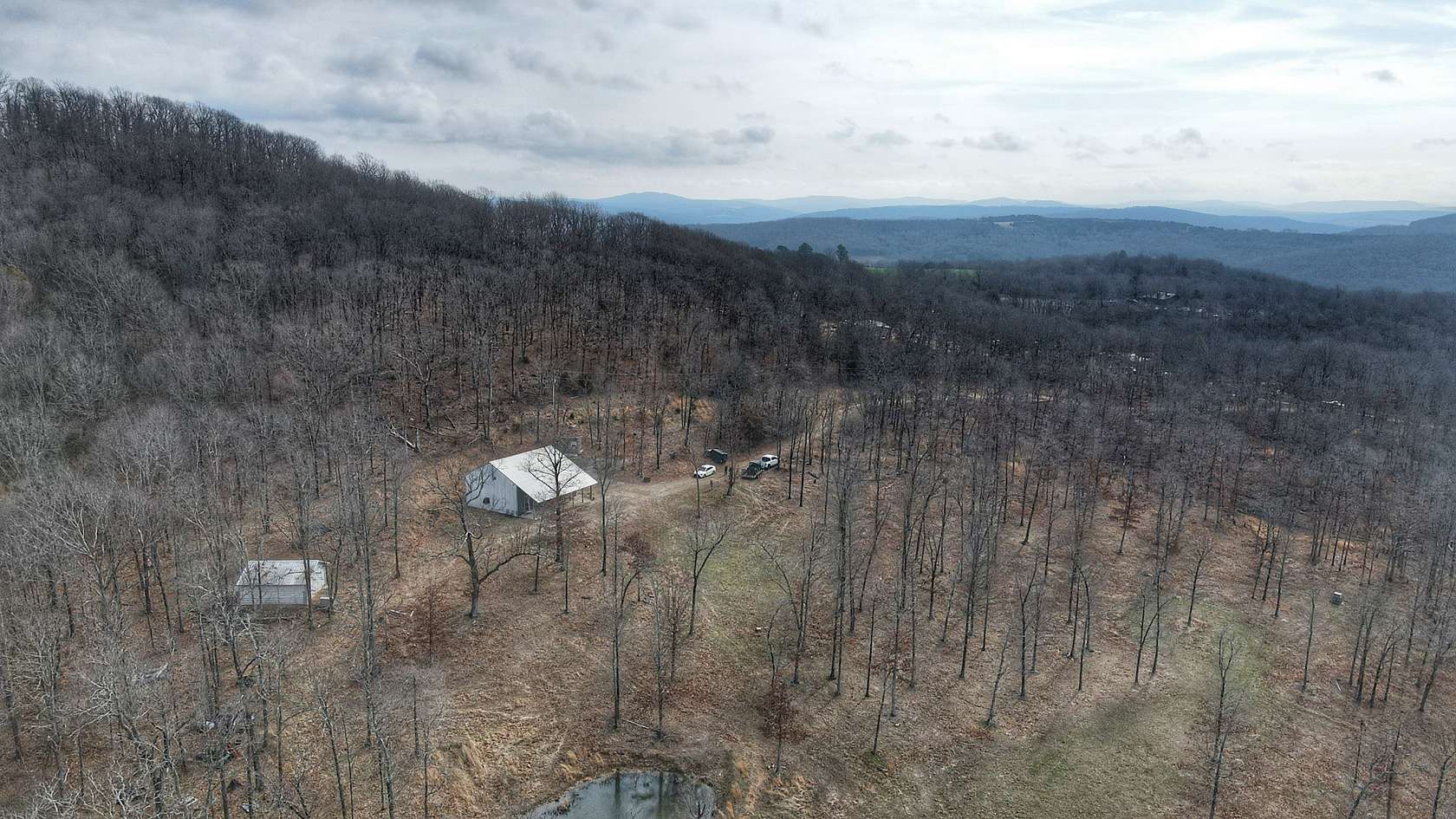 120 Acres of Recreational Land with Home for Sale in Huntsville, Arkansas