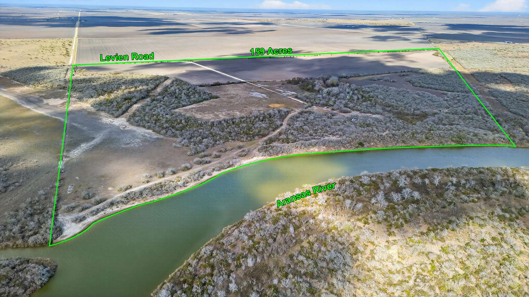 159 Acres of Land for Sale in Woodsboro, Texas