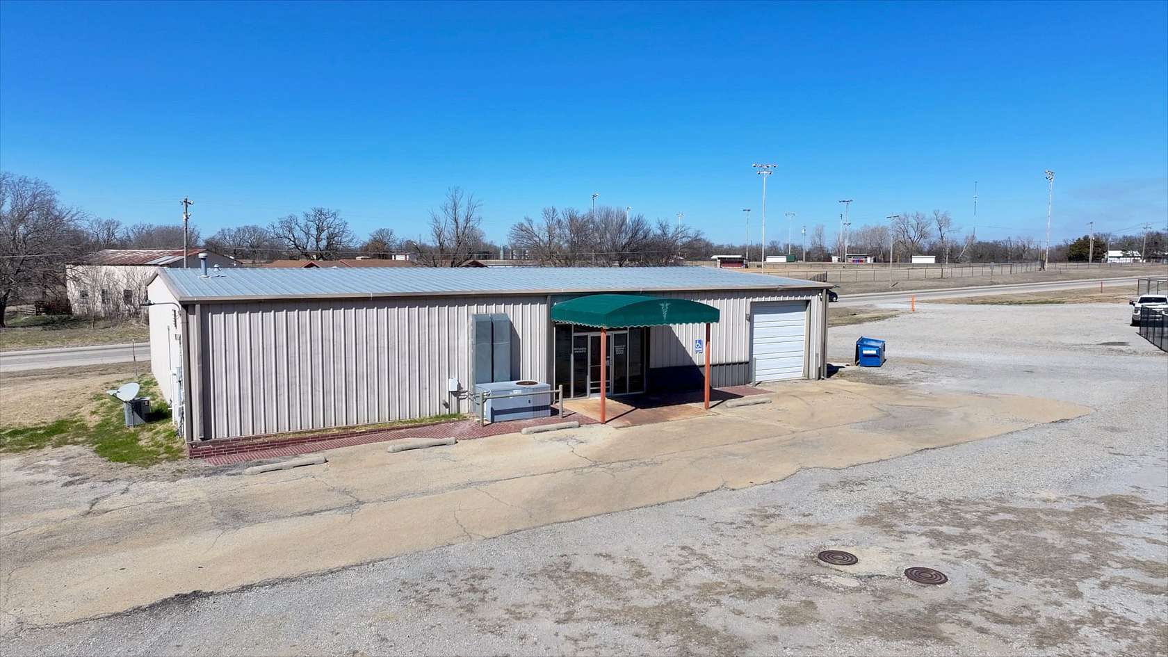 1.39 Acres of Commercial Land for Auction in Drumright, Oklahoma