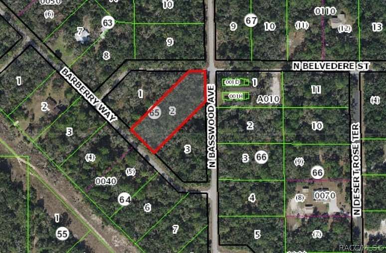 1.34 Acres of Land for Sale in Crystal River, Florida