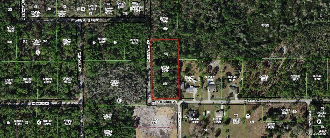 2.1 Acres of Residential Land for Sale in Crystal River, Florida