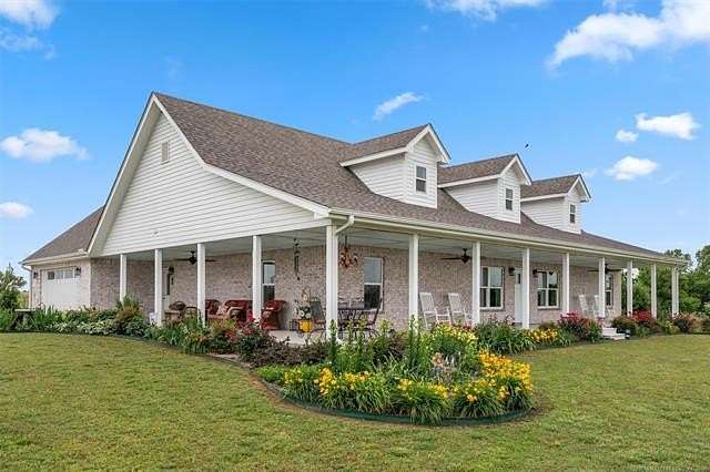 40 Acres of Agricultural Land with Home for Sale in Ramona, Oklahoma