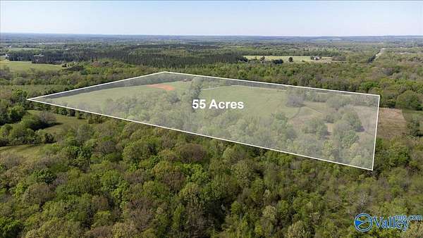 55 Acres of Recreational & Residential Land for Sale in Moulton, Alabama