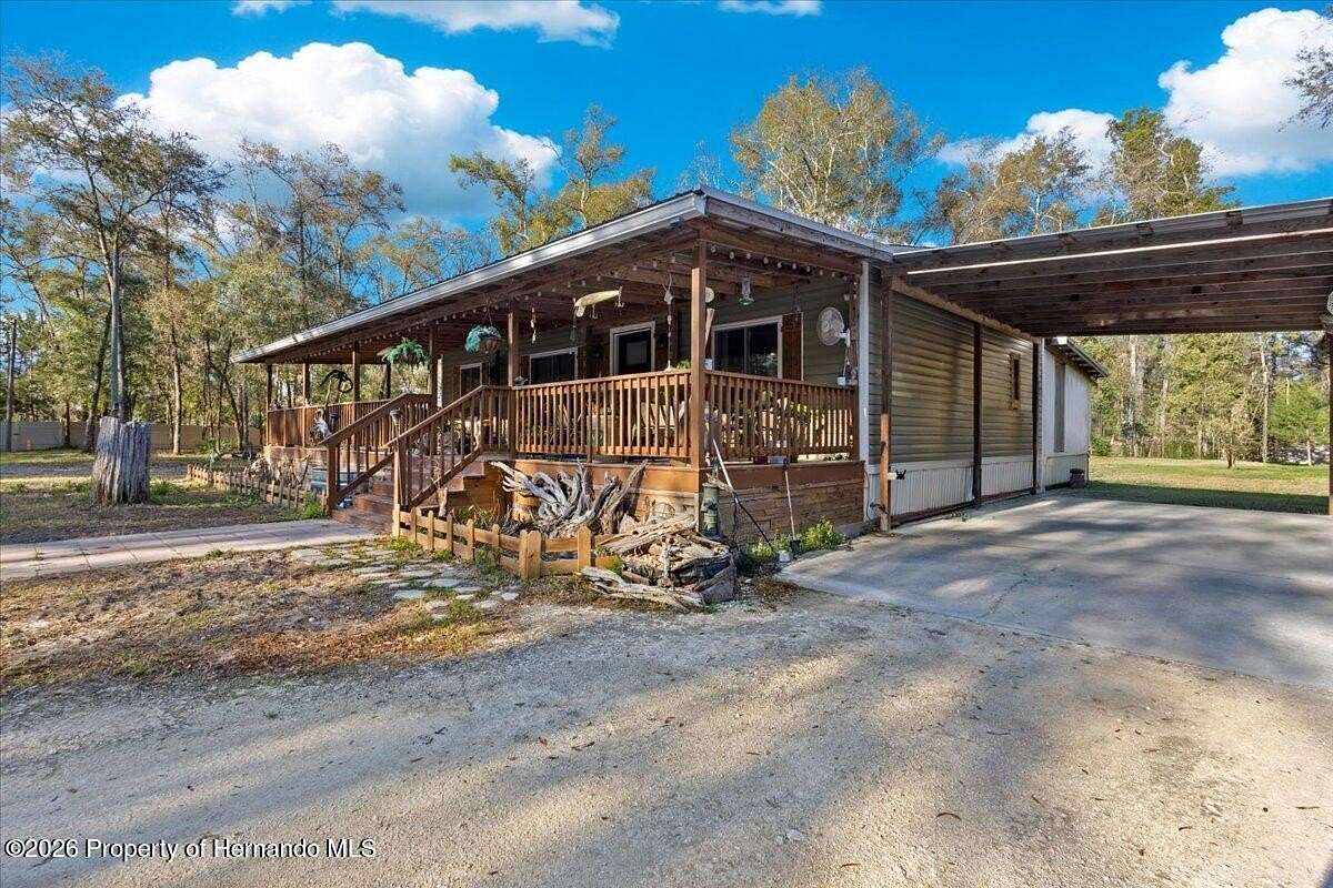 10 Acres of Land with Home for Sale in Bell, Florida