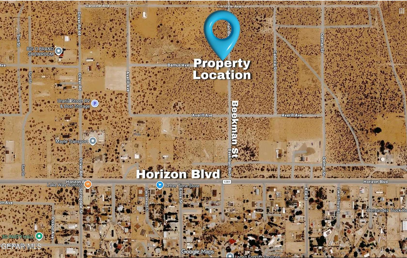 1.73 Acres of Land for Sale in Horizon City, Texas