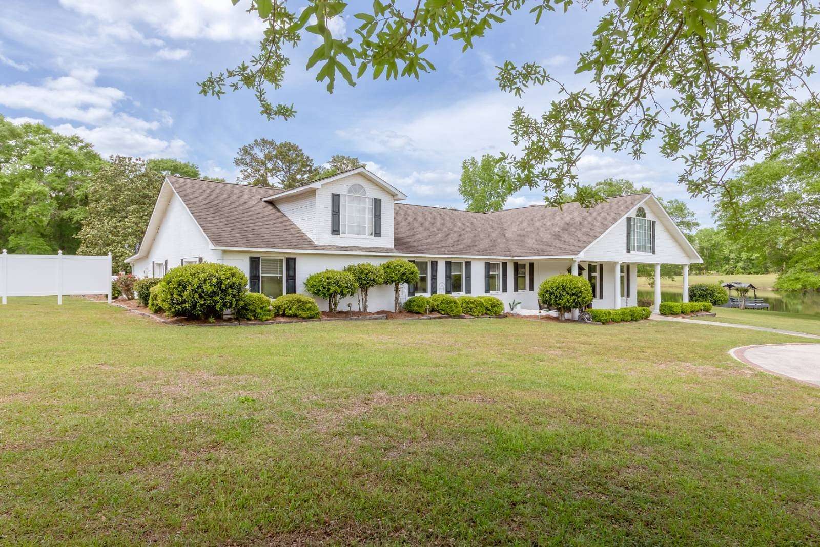 14.5 Acres of Recreational Land with Home for Sale in Andalusia, Alabama