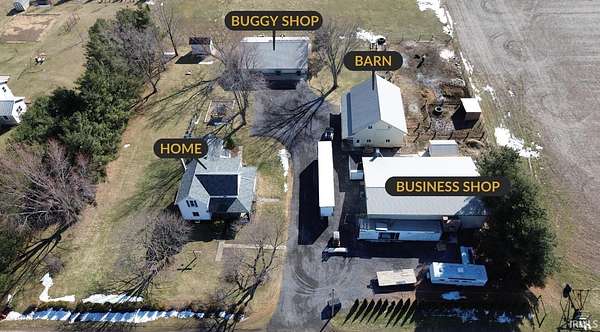 3 Acres of Land with Home for Auction in Etna Green, Indiana