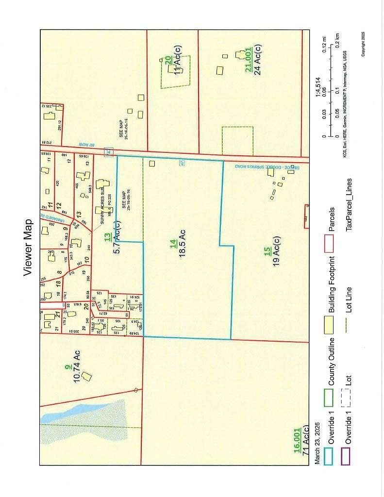 20 Acres of Land for Sale in Hanceville, Alabama