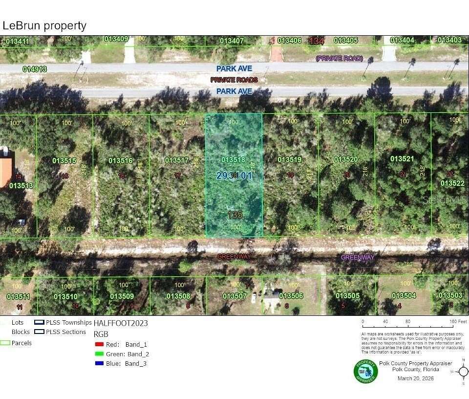 0.5 Acres of Land for Sale in Indian Lake Estates, Florida