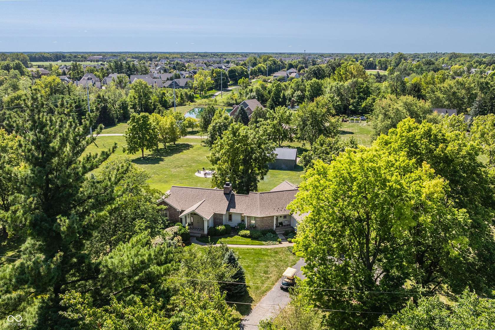 3 Acres of Land with Home for Sale in Westfield, Indiana