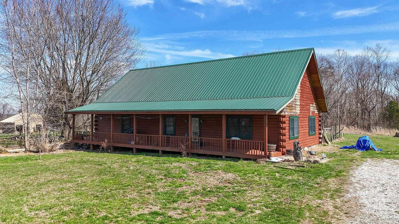 95.7 Acres of Recreational Land with Home for Sale in Williams, Indiana