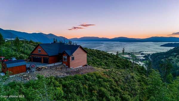 20 Acres of Recreational Land with Home for Sale in Clark Fork, Idaho
