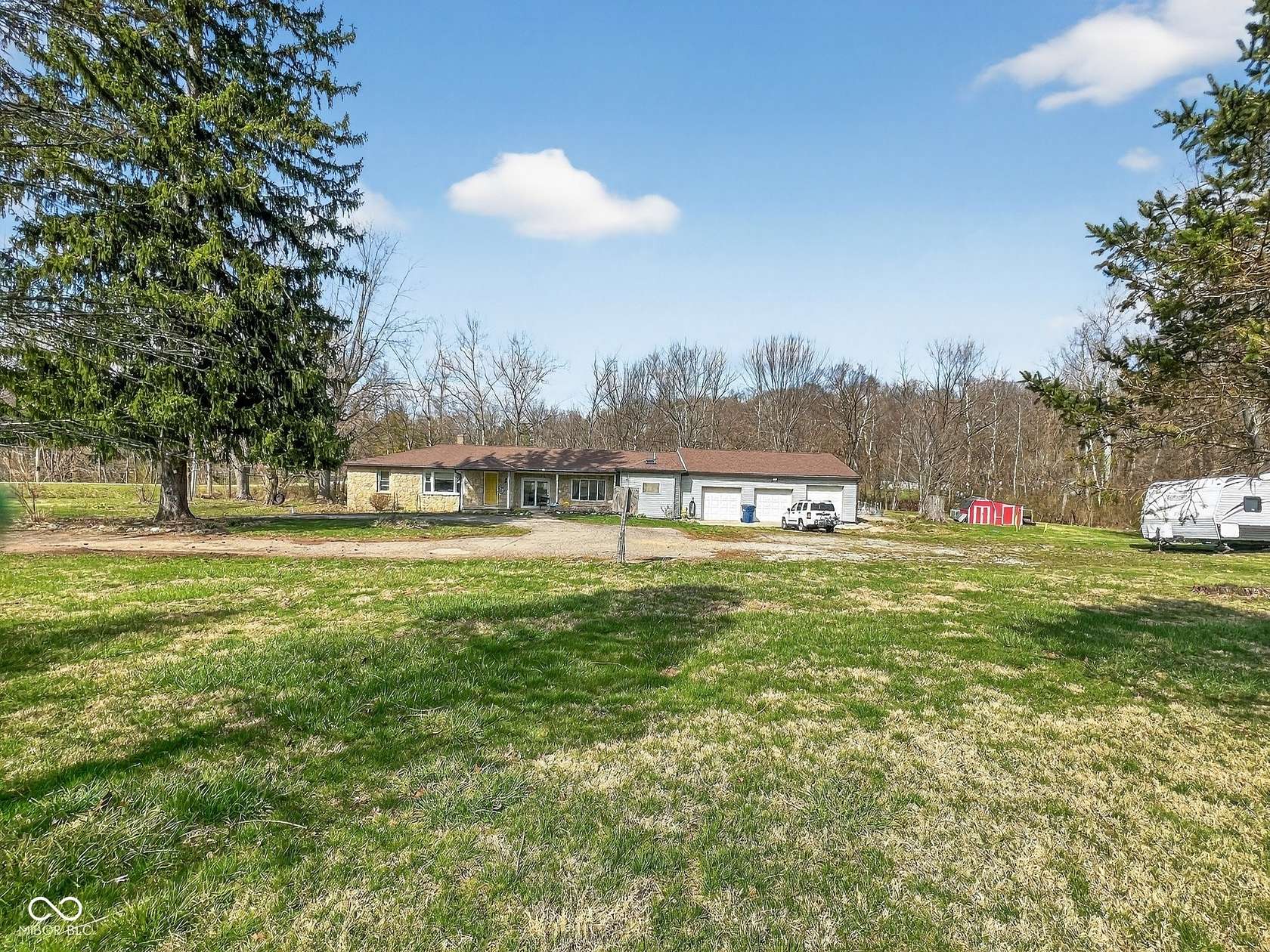 2.37 Acres of Land with Home for Sale in Knightstown, Indiana