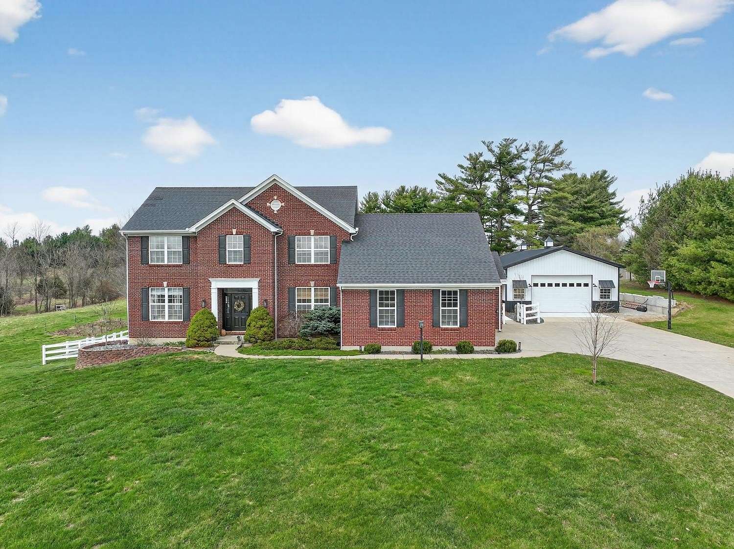 5.33 Acres of Land with Home for Sale in Guilford, Indiana