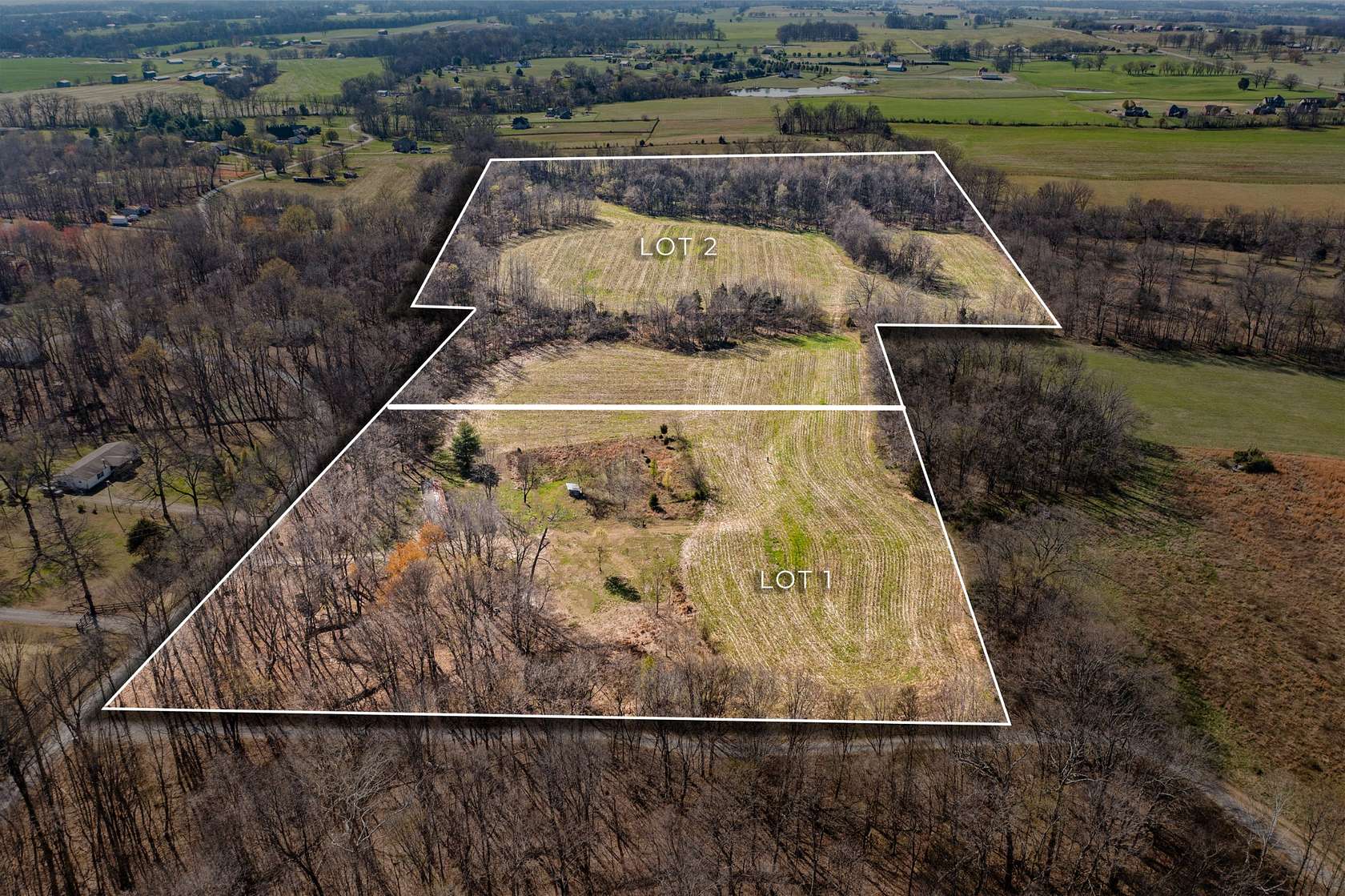 5 Acres of Land with Home for Auction in Cedar Hill, Tennessee