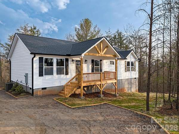 5 Acres of Land with Home for Sale in Marion, North Carolina