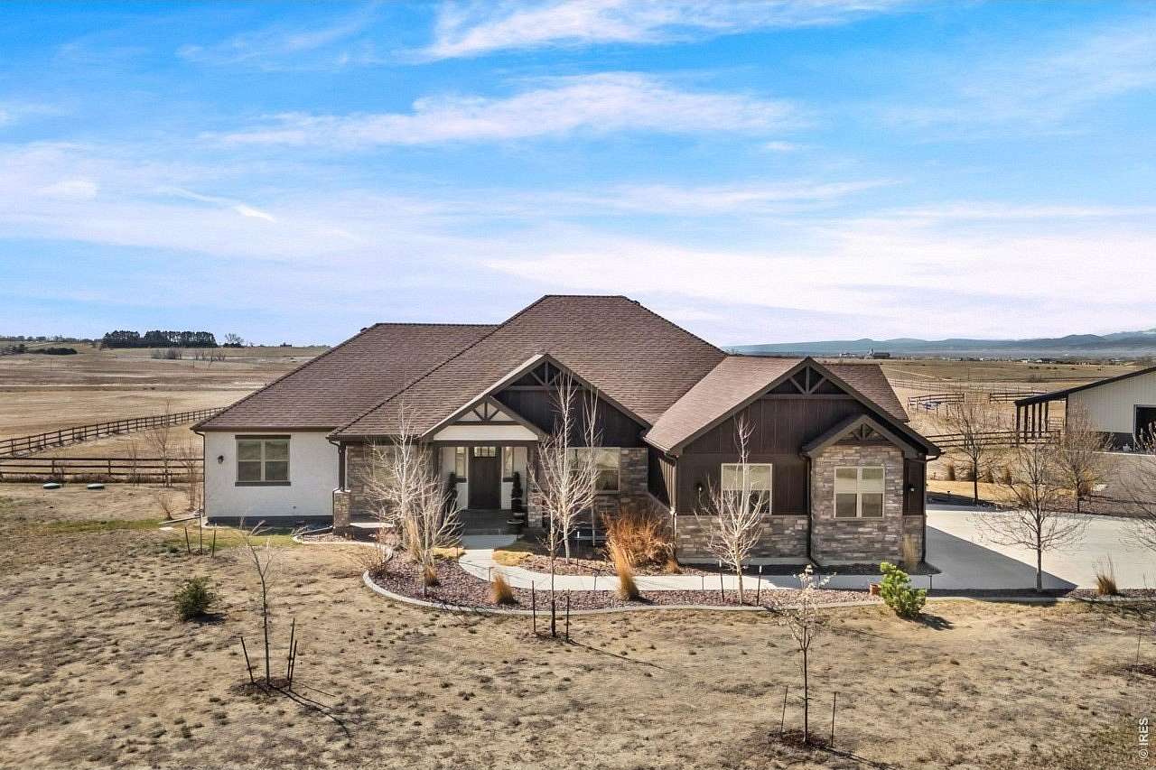 10.5 Acres of Land with Home for Sale in Wellington, Colorado