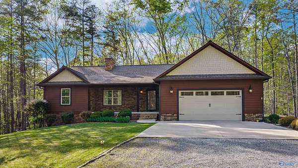 6.52 Acres of Land with Home for Sale in Fort Payne, Alabama