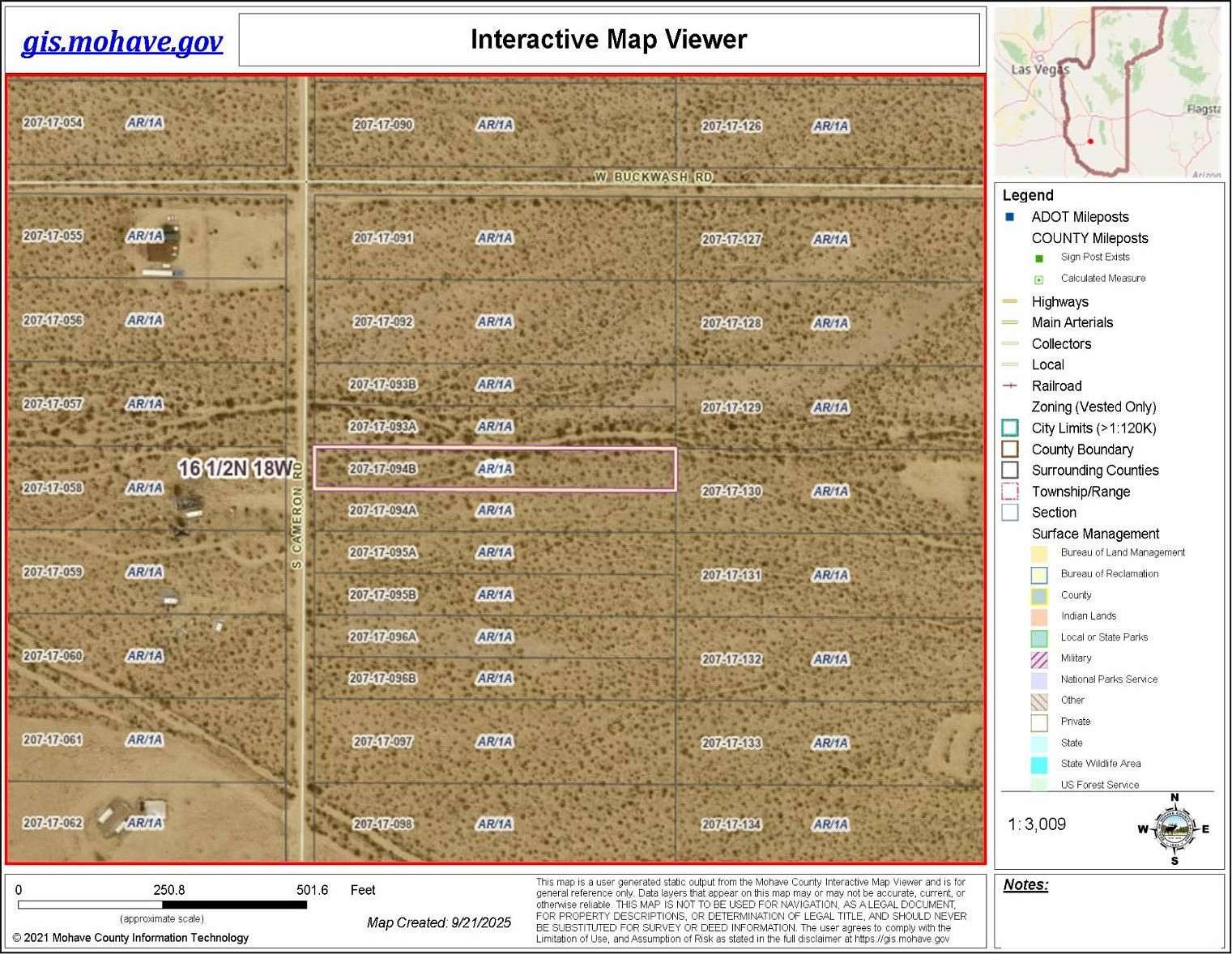 1 Acre of Land for Sale in Yucca, Arizona
