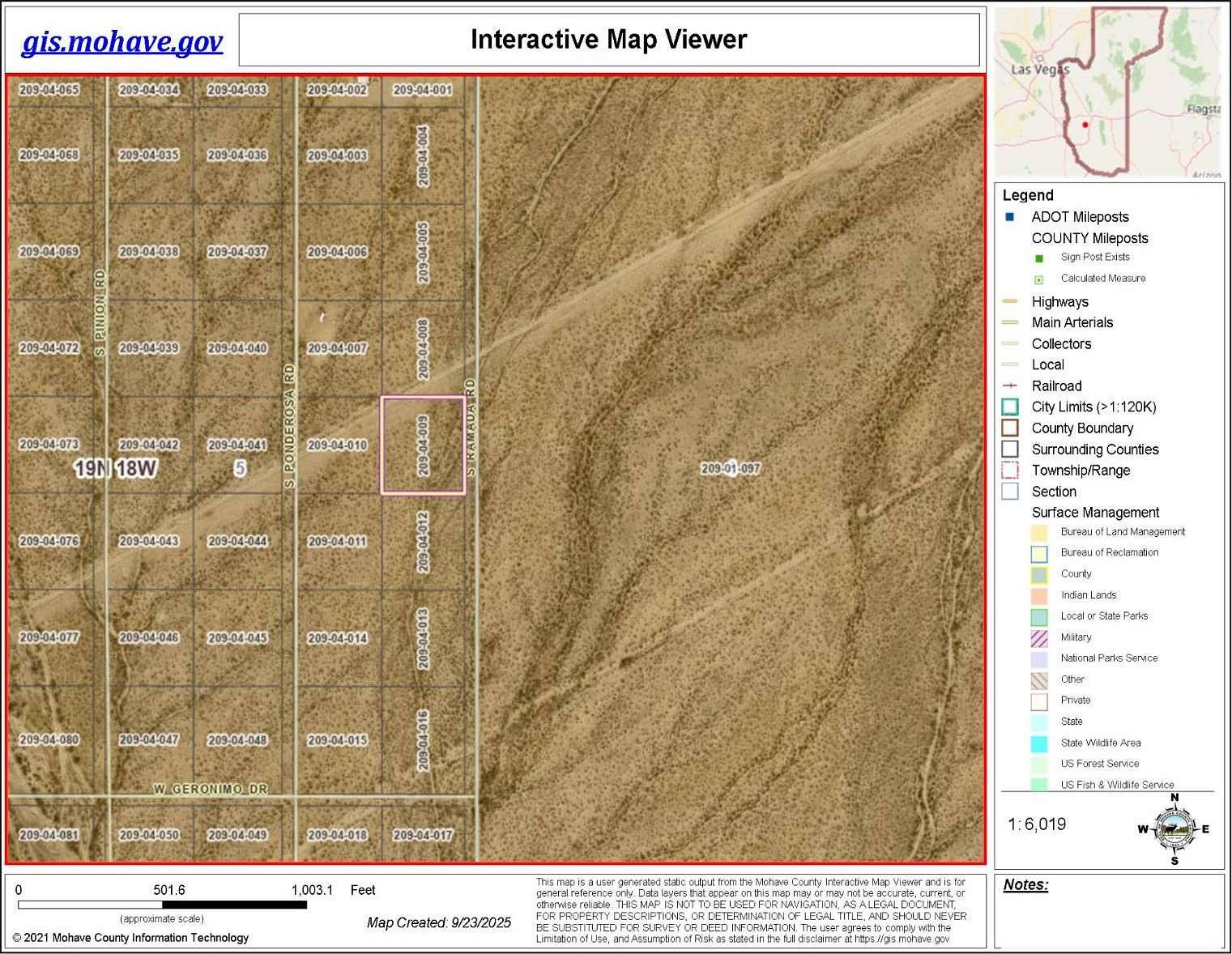 2.2 Acres of Land for Sale in Golden Valley, Arizona
