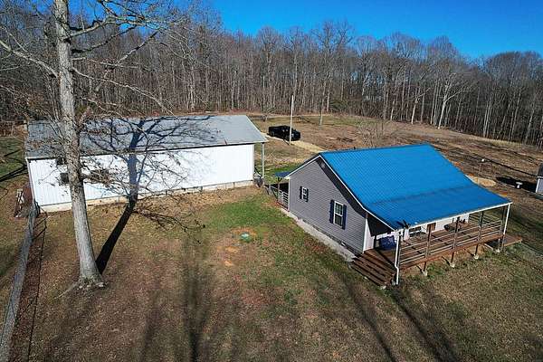 12.8 Acres of Recreational Land with Home for Auction in Liberty, Kentucky