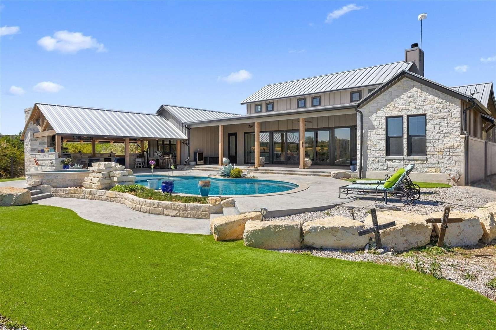 7.56 Acres of Land with Home for Sale in Johnson City, Texas