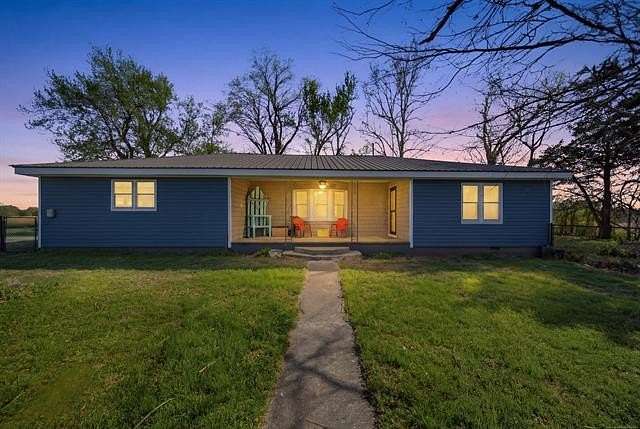 61.8 Acres of Recreational Land with Home for Sale in Adair, Oklahoma