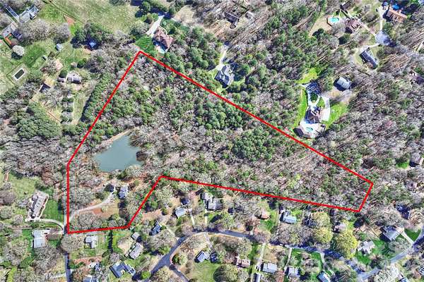 14.8 Acres of Land with Home for Sale in Matthews, North Carolina