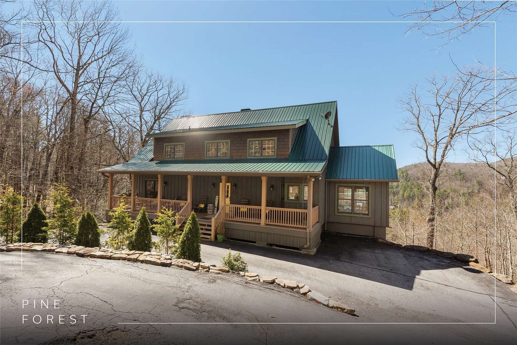 7.7 Acres of Land with Home for Sale in Sapphire, North Carolina