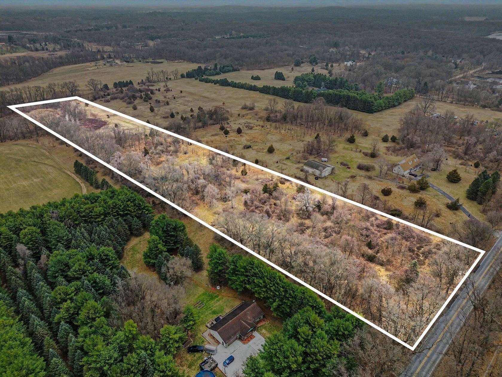 12.9 Acres of Recreational Land for Sale in Chelsea, Michigan