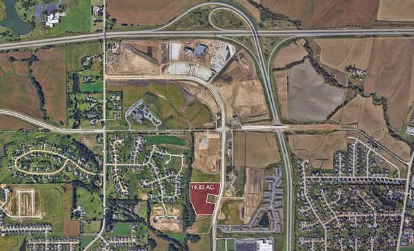 14.8 Acres of Commercial Land for Sale in Davenport, Iowa